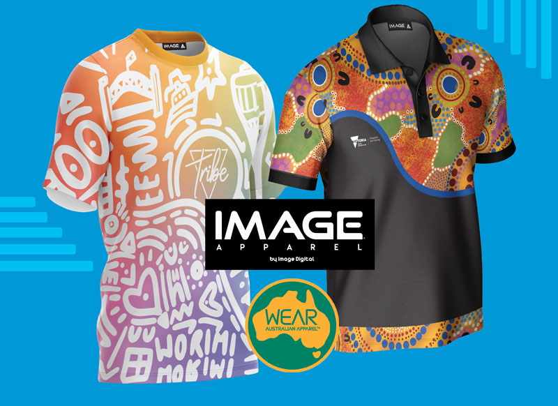 Image Apparel All-over printed clothing Australian Made