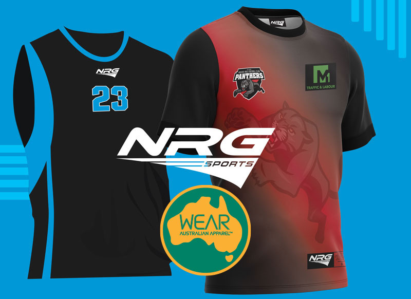 NRG Sports Apparel - All-over printed - Australian Made